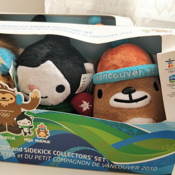 NWT Vancouver 2010 Olympics Plush Mascot 4-pack Set - Picture 3 of 5